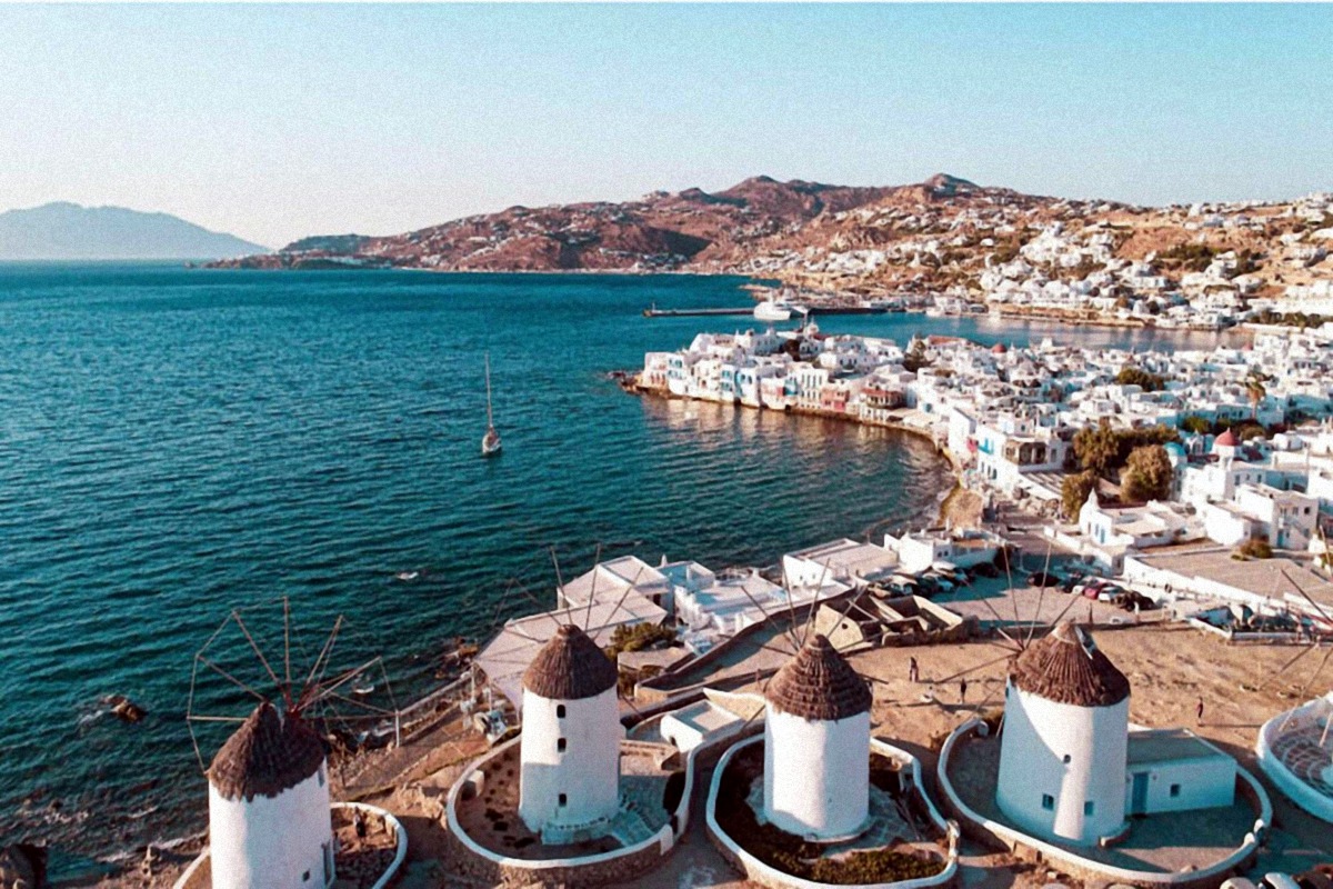 Los molinos más famosos de las islas griegas están en Miconos.