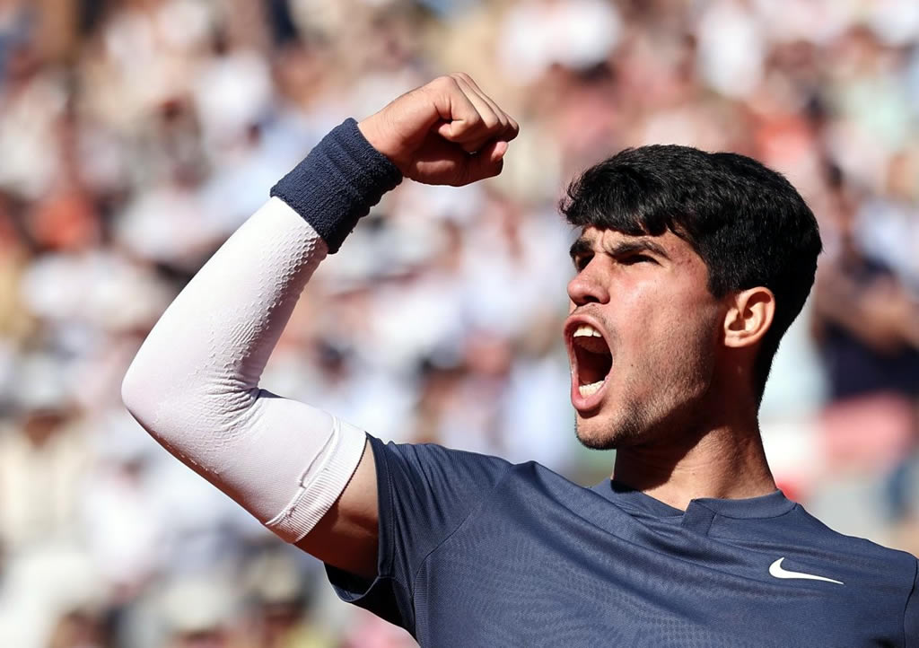 Carlos Alcaraz, con 21 años, imparable e intratable.