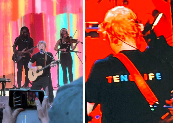 Ed Sheeran, intérprete británico de gran éxito, eligió Tenerife para unas de sus actuaciones de la gira 2024 en Europa.