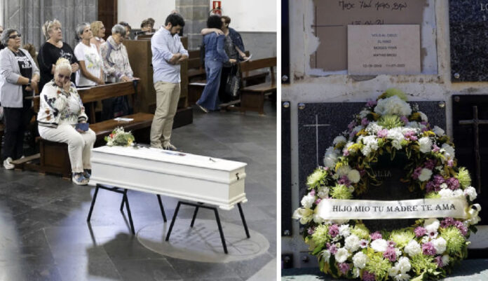 Imágenes del entierro de Moisés el sábado 15 en Gran Canaria (Fuente: elheraldo.com)