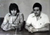 Evangelista y Chaves durante la entrevista en TVEC. (07/08/1976)