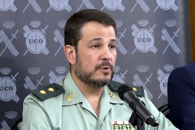Óscar Esteban Remacha, jefe del Departamento contra el Narcotráfico de la Unidad Central Operativa (UCO)