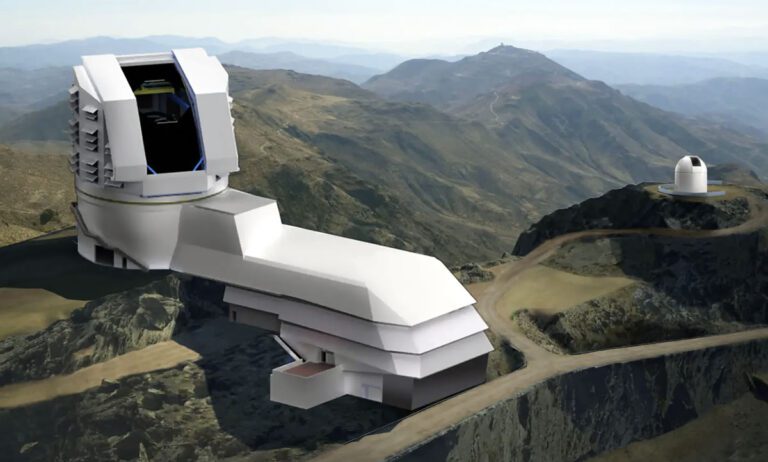 Así lucirá el Observatorio Vera C. Rubin una vez concluido (Fuente: rcqingenieria.cl)