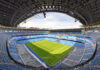 Impresionante vista del estadio Santiago Bernabéu, sede prevista para la final del Mundial 2030.
