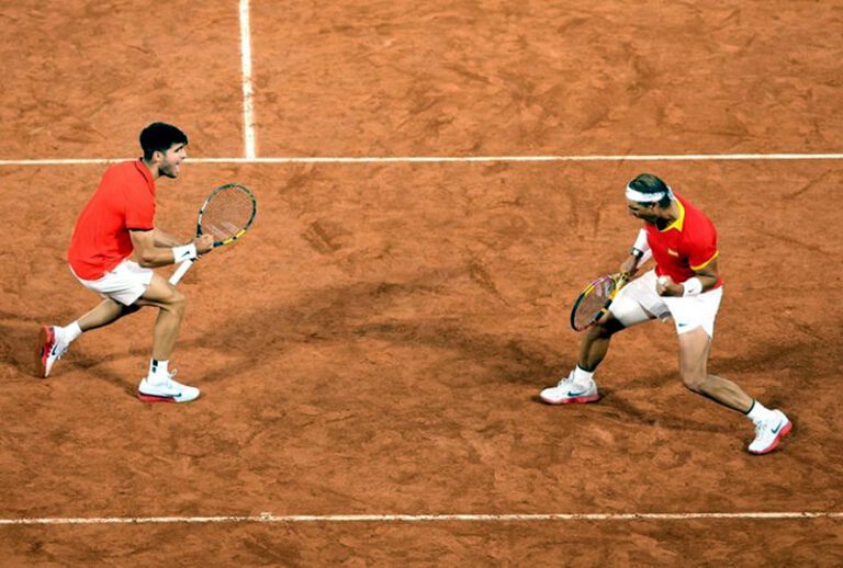 Pareja imbatible. Alcaraz-Nadal, camino a la medalla de oro en Paris. (Fuente: https://olympics.com)