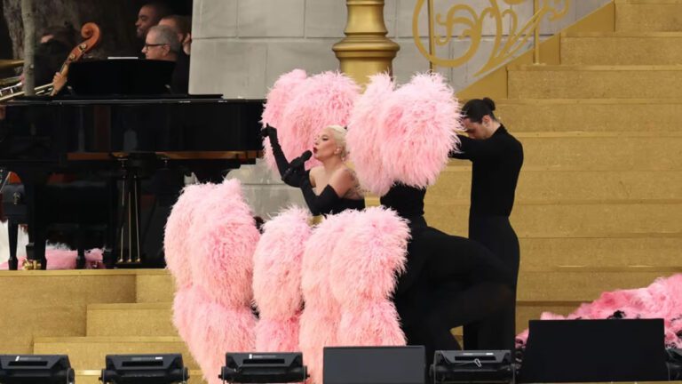 Lady Gaga, protagonista de la ceremonia de inauguración en Paris. (Fuente: https://olympics.com)