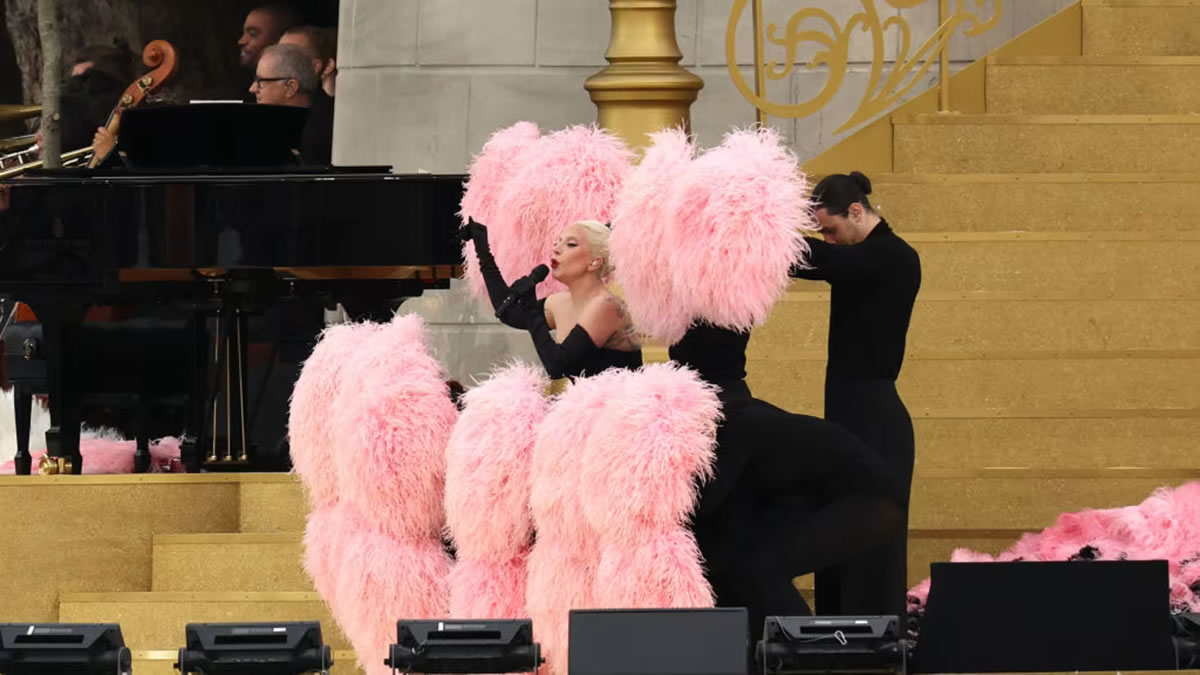 Lady Gaga, protagonista de la ceremonia de inauguración en Paris. (Fuente: https://olympics.com)