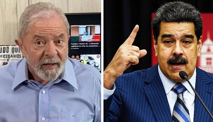 Lula y Maduro, aliados pero menos.