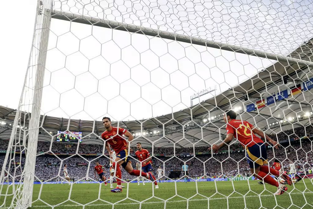 Un gol de Merino puso a España en semifinales de la Eurocopa 2024. (Fuente: https://uefa.com)