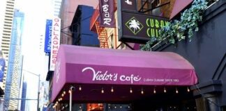 Fachada de Victor´s Café, en la calle 52 de Nueva York.