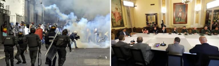 Maduro realiza acusaciones sin sentido ni fundamento. Llama cobarde al líder opositor y lo reta a que vaya a Miraflores a pelear con él.