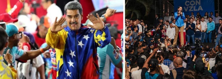 Maduro implora representar al pueblo, pero la gente está con María Corina Machado y el presidente electo, Edmundo González (Fuente: RR.SS.)