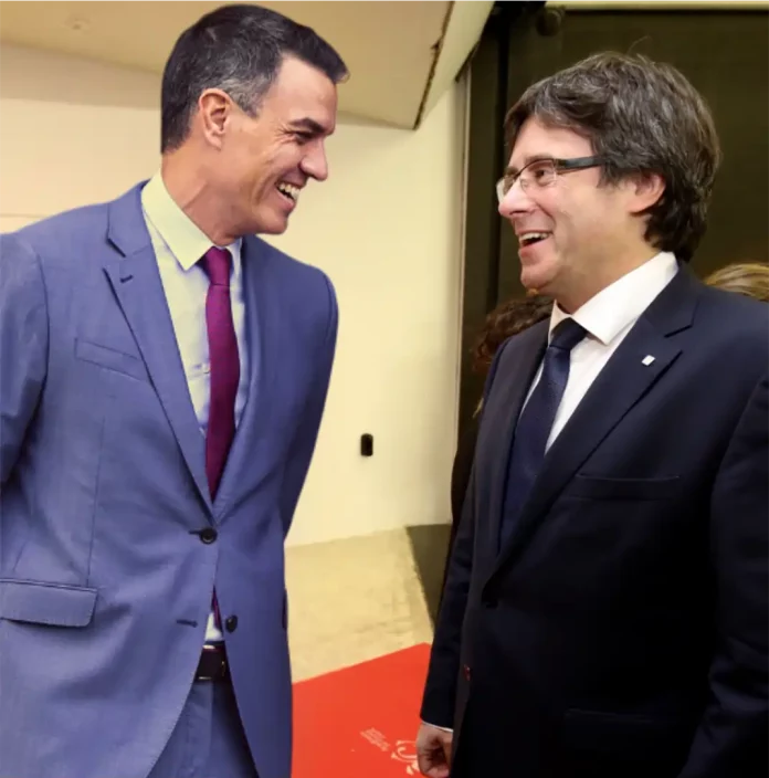 Puigdemont y Sánchez